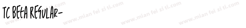 TC Beta Regular字体转换